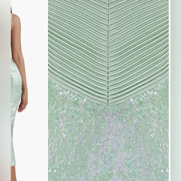 House of CB Thala Corset Bodice Sequin Cocktail Dress - Picture 9 of 12